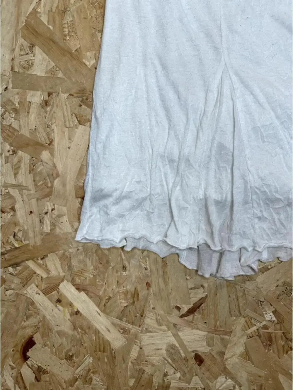 Faded Glory Girls XL 14 16 White Skirt Elastic Waist Ruffle Hem Casual